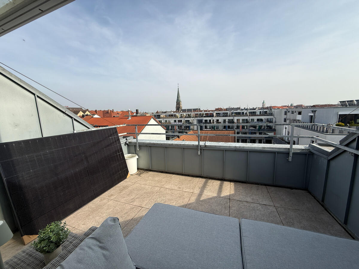 Blick nach Nürnberg - Ostterrasse